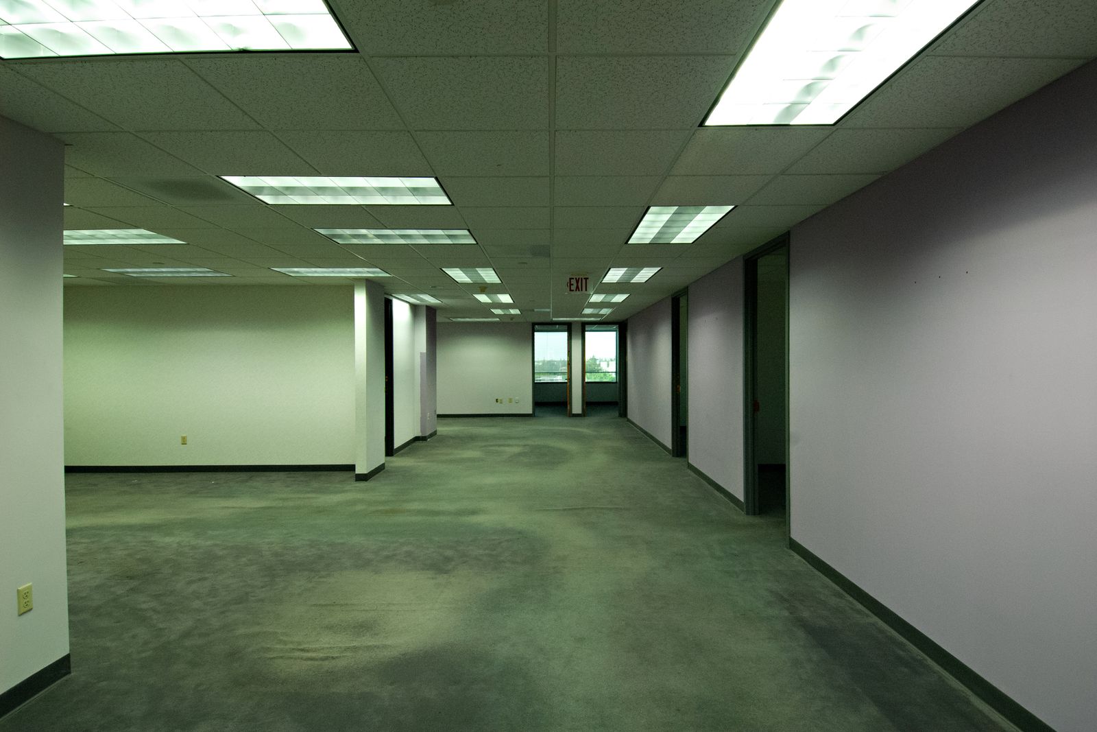Spacious empty commercial retail floor ready for opening